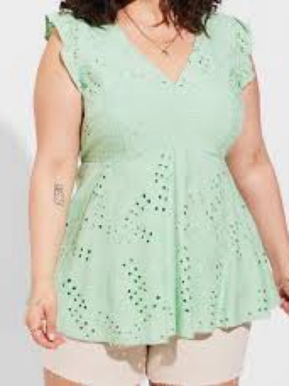 torrid Mint Green Top with Label